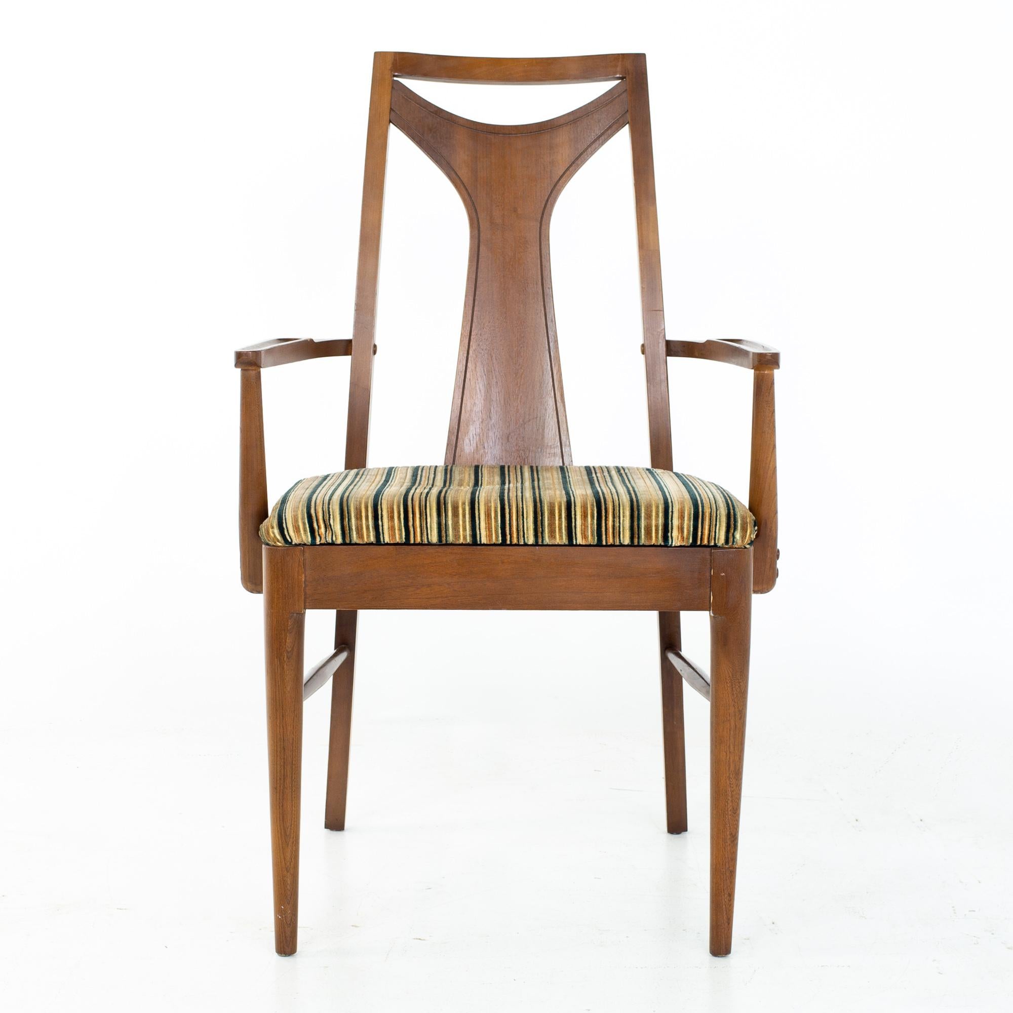 Mid-Century Modern Kent Coffey Perspecta Mid Century Dining Chairs, Set of 8