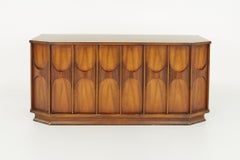 Kent Coffey Perspecta Mid Century Hexagonal Credenza