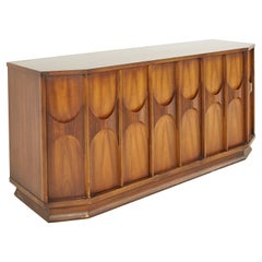 Kent Coffey Perspecta Mid Century Hexagonal Credenza