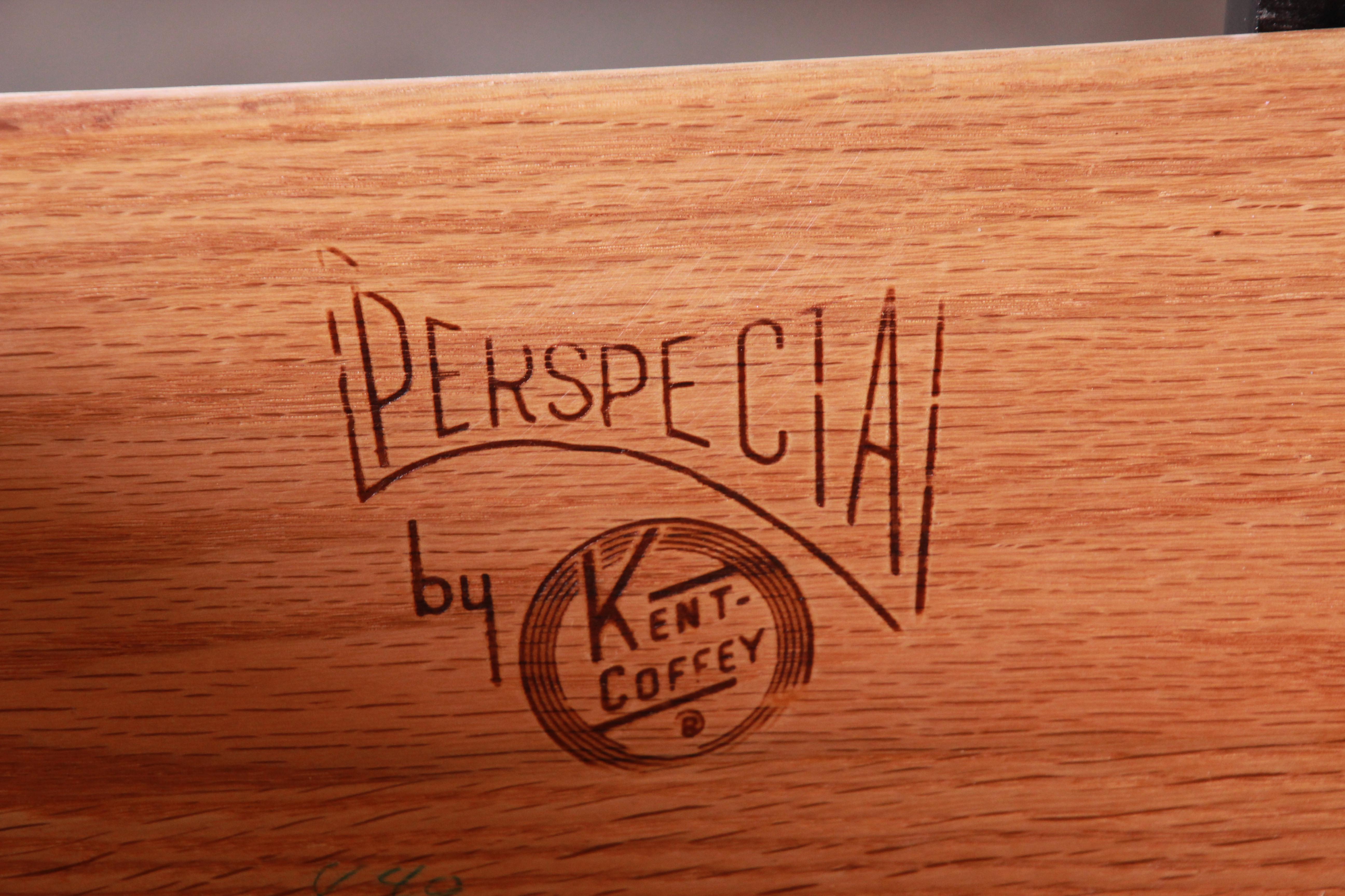 Kent Coffey Perspecta Mid-Century Modern Ebonized Highboy Dresser 5