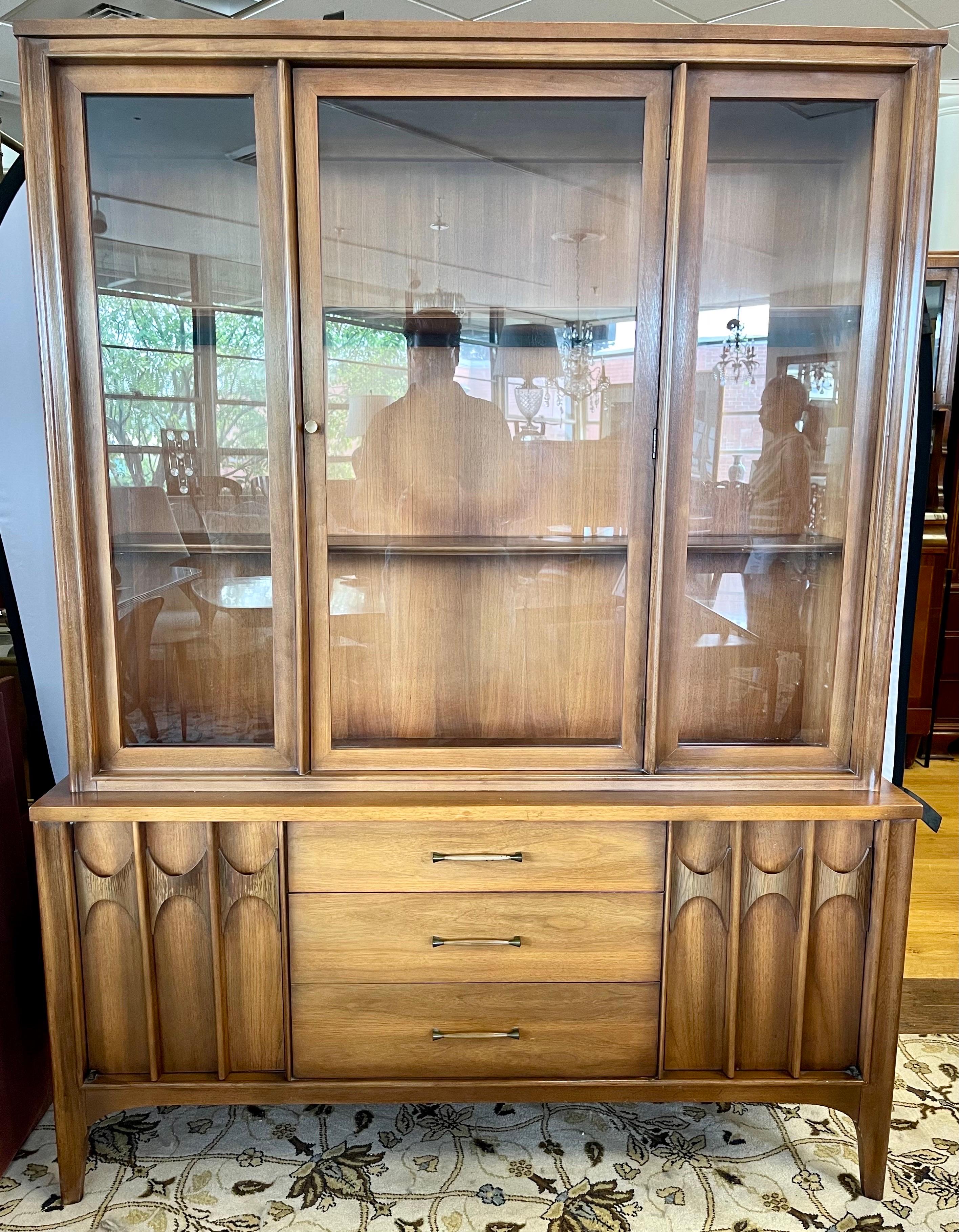 modern china cabinet with glass doors