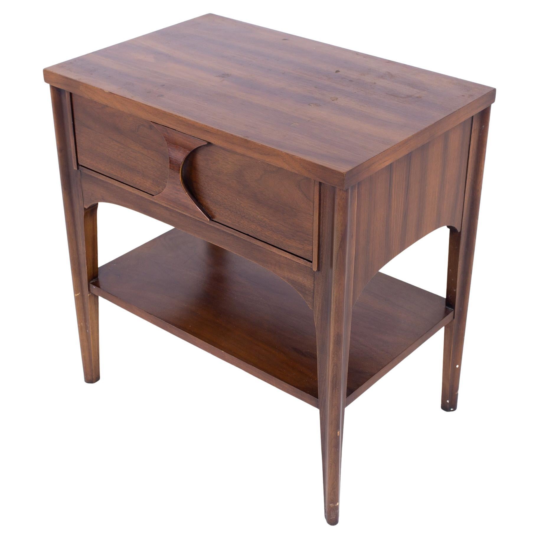 Pair MidCentury Modern Kent Coffey "Focus" End Tables at 1stDibs