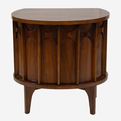 Kent Coffey Perspecta Mid-Century Round Nightstand