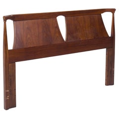 Kent Coffey Perspecta Mid Century Walnut Queen Headboard