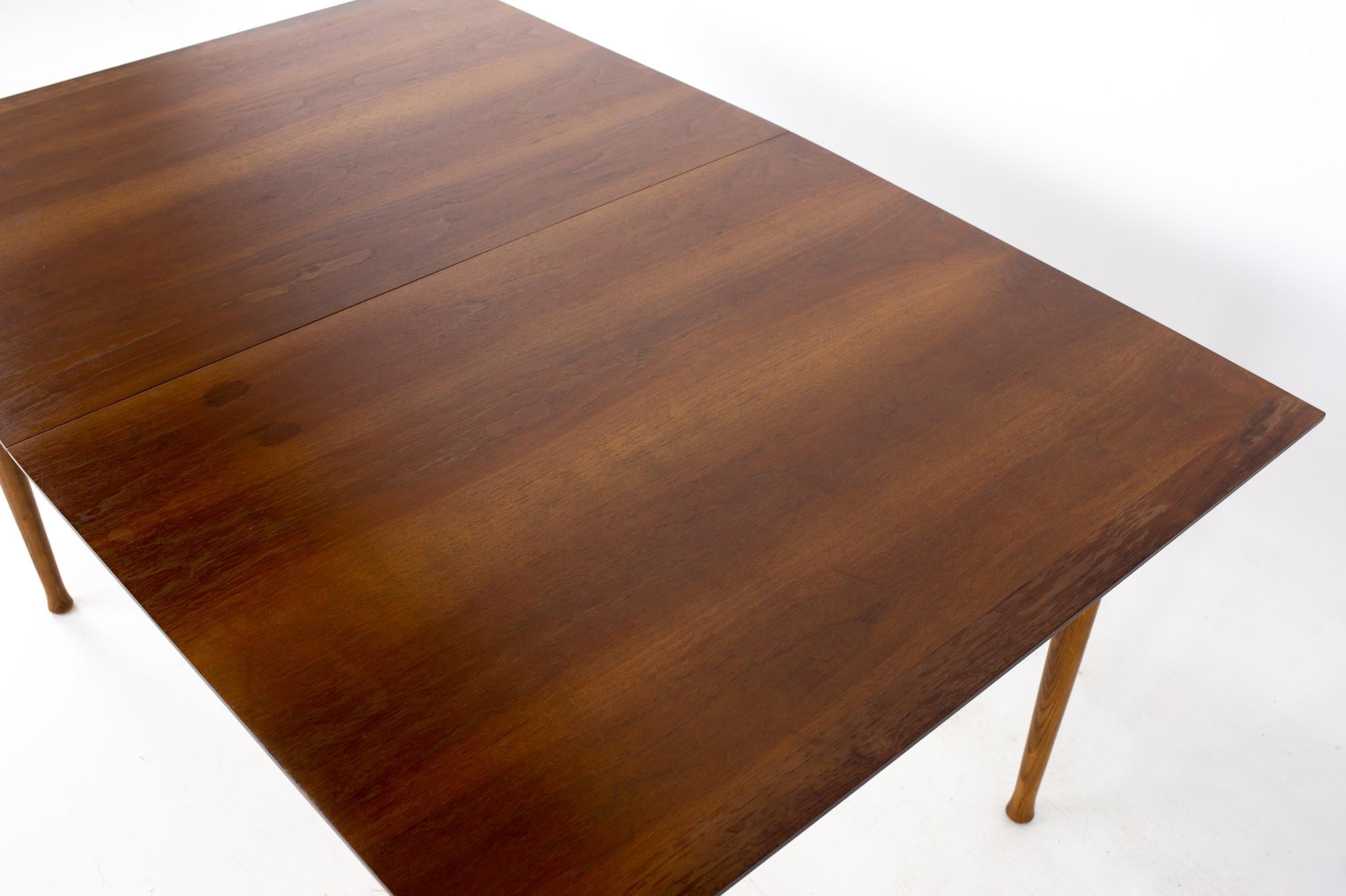 Late 20th Century Kent Coffey Perspecta Mid Century Walnut Surfboard Dining Table