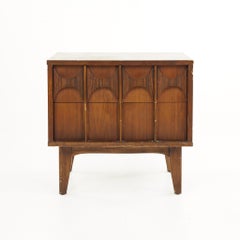 Kent Coffey Perspecta Style Mid Century 2 Drawer Nightstand
