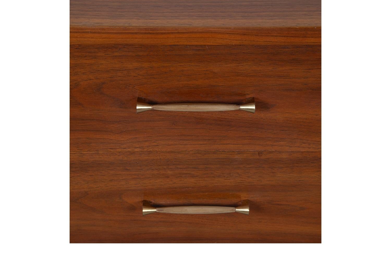Mid-Century Modern Kent Coffey Perspecta Triple Dresser Credenza Mid Century Modern For Sale