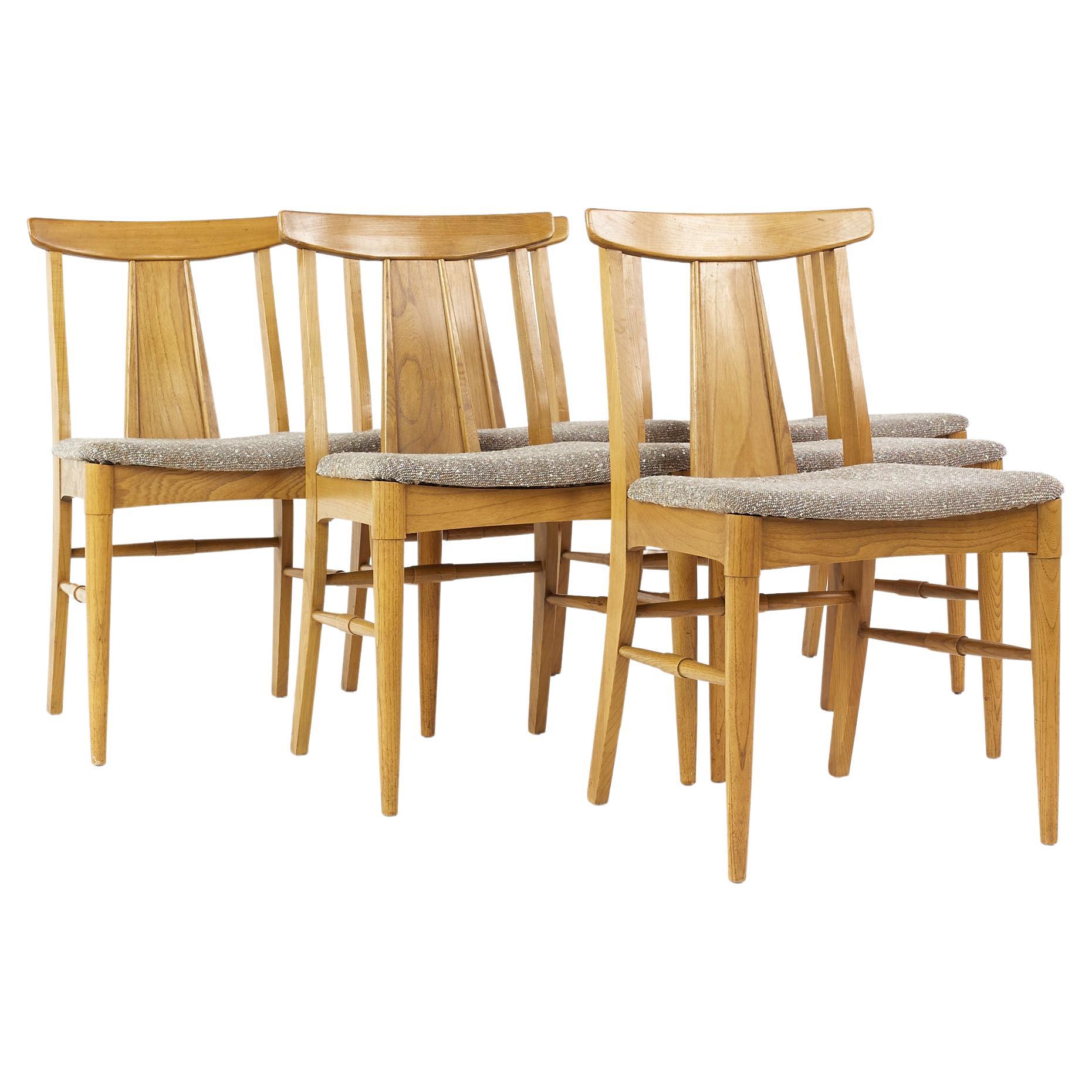 Set of 6 Walnut Dining Chairs at 1stDibs
