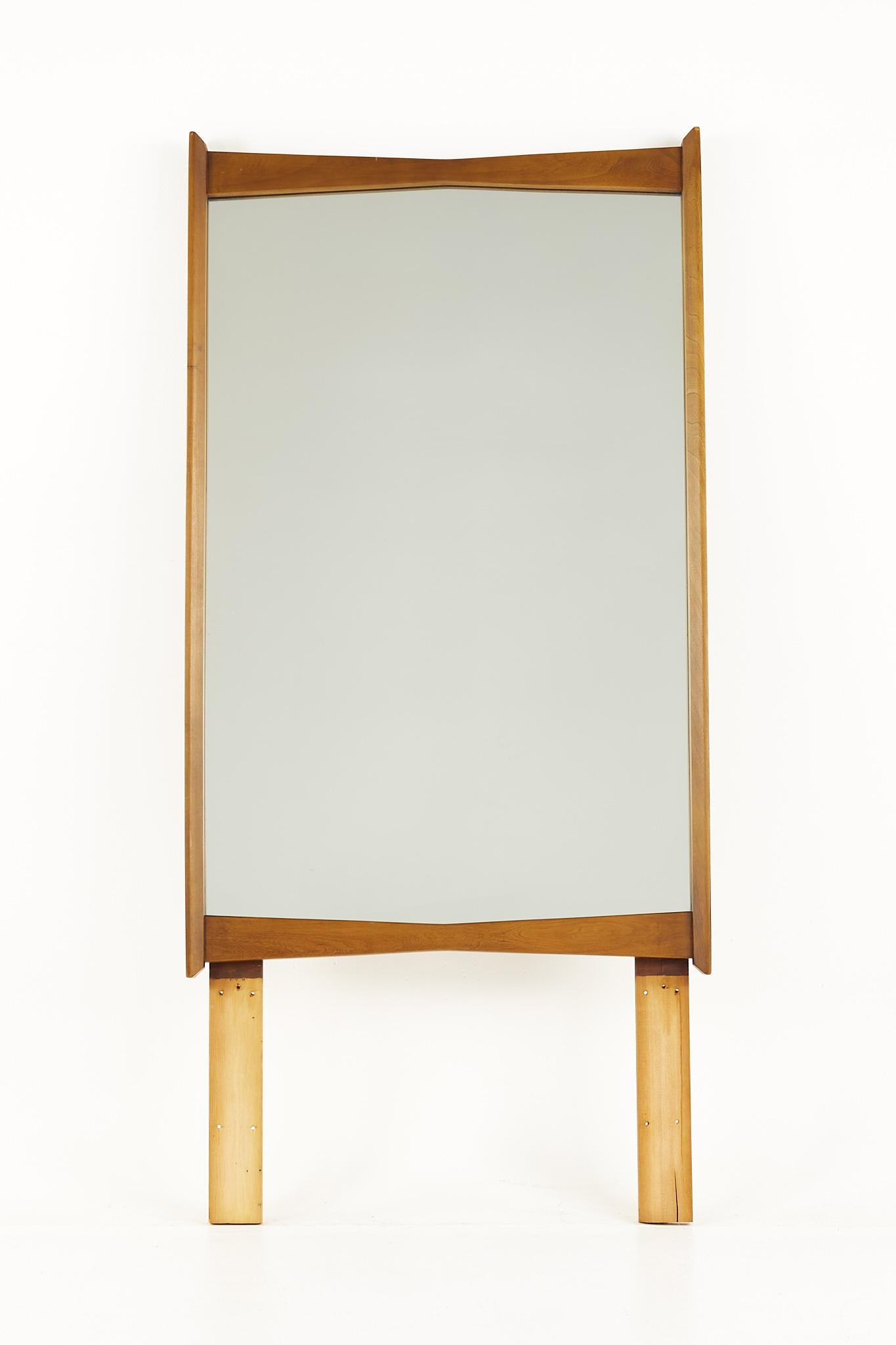 Kent Coffey Tableau Mid Century Walnut Mirror at 1stDibs | kent coffey  mirror