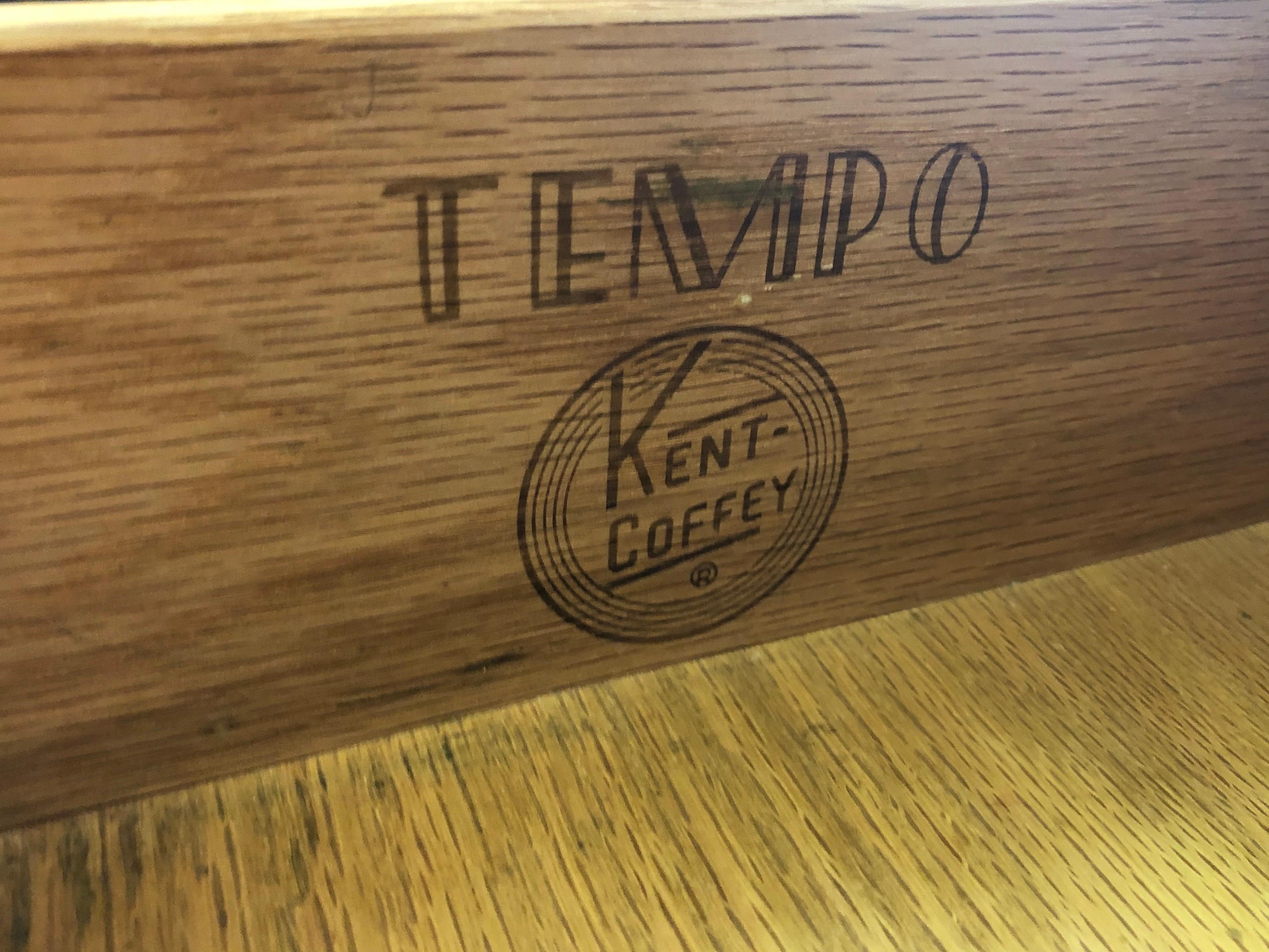 20th Century Kent Coffey Tempo Walnut Nightstand