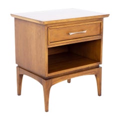 Kent Coffey the Wharton Mid Century Walnut Nightstand