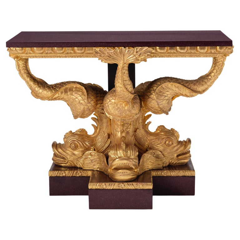 Kent Dolphin Pier Console Table For Sale at 1stDibs