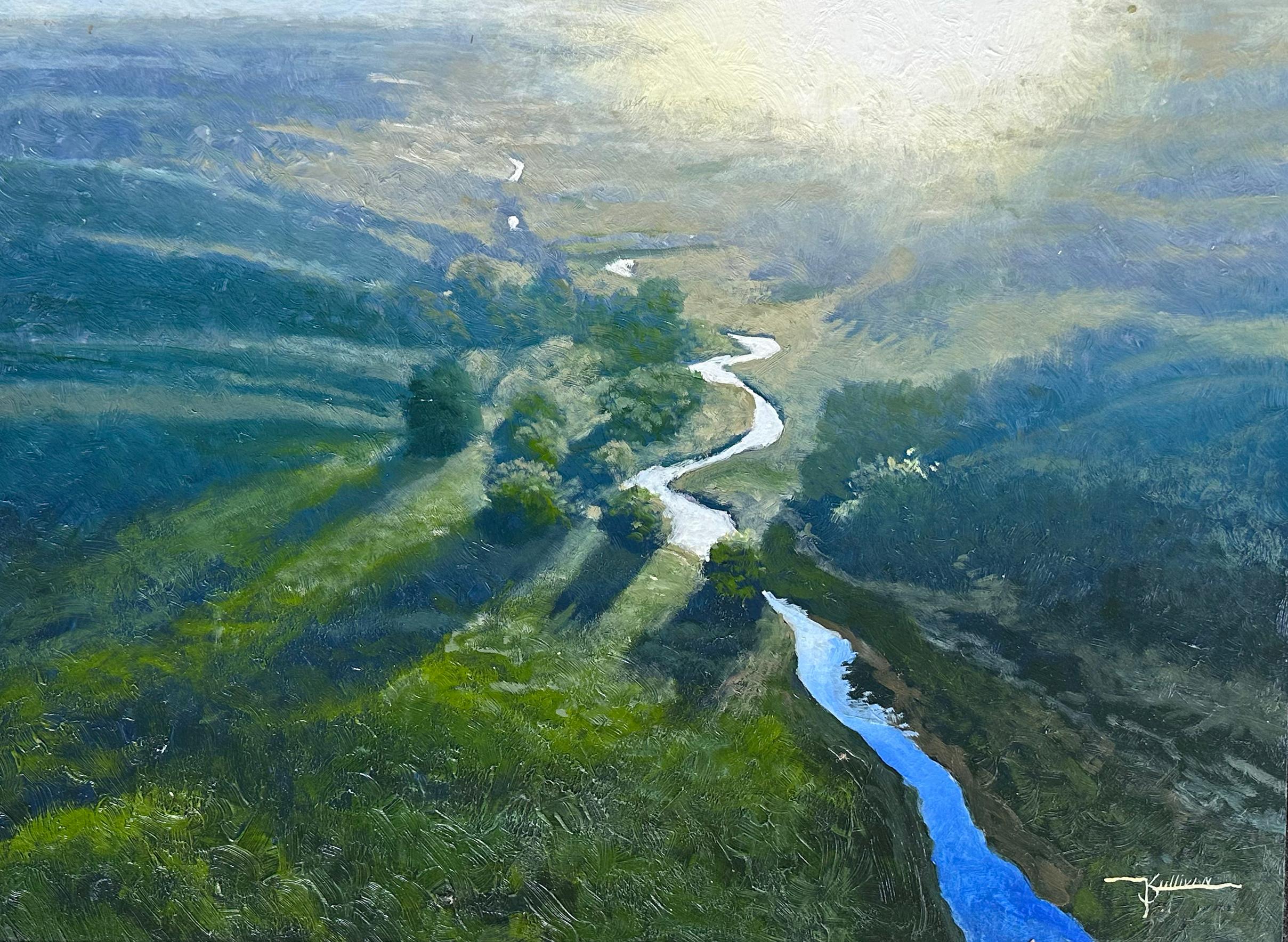 Arrojar sombra, Pintura al óleo - Art de Kent Sullivan