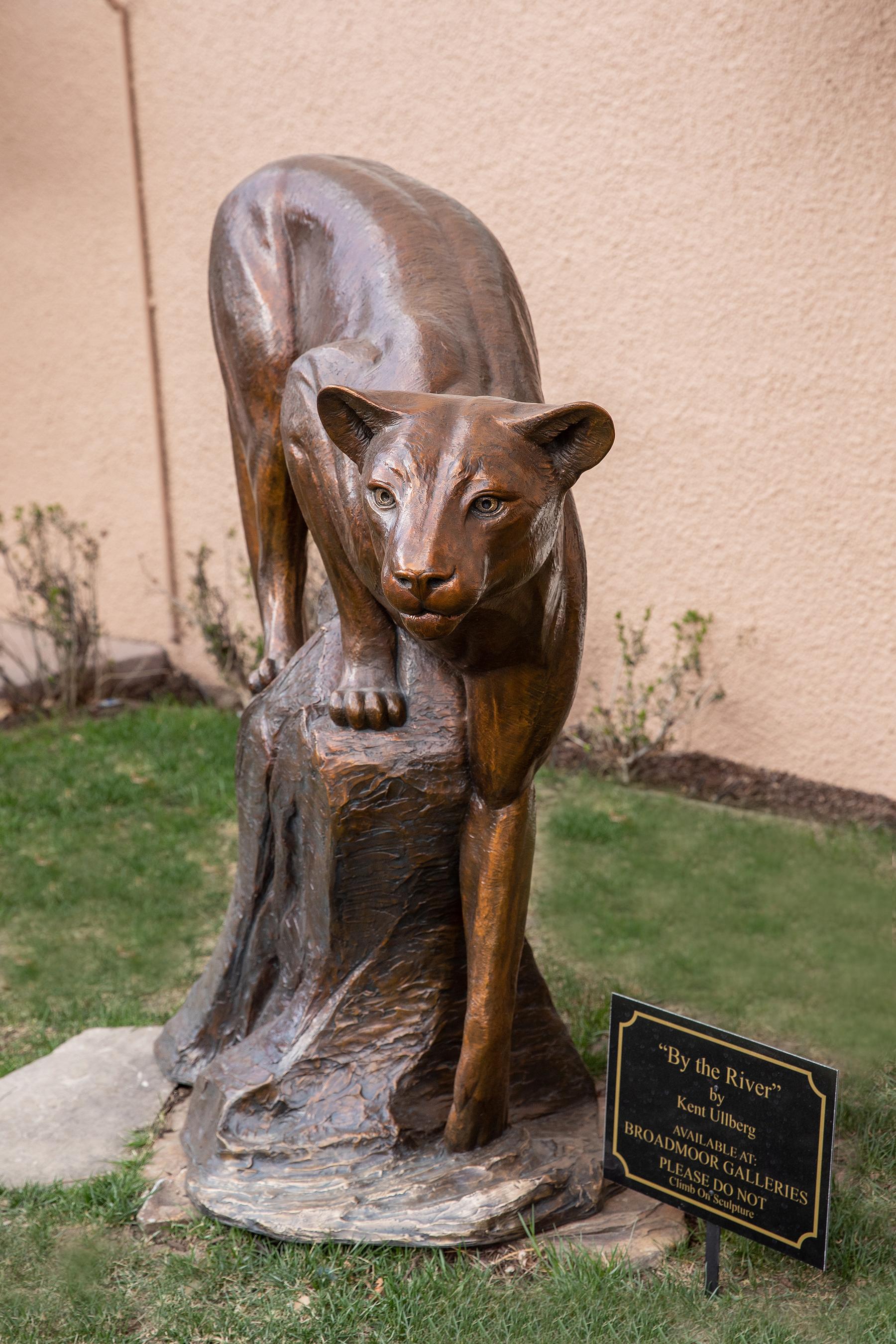 By The River - Realist Sculpture by Kent Ullberg