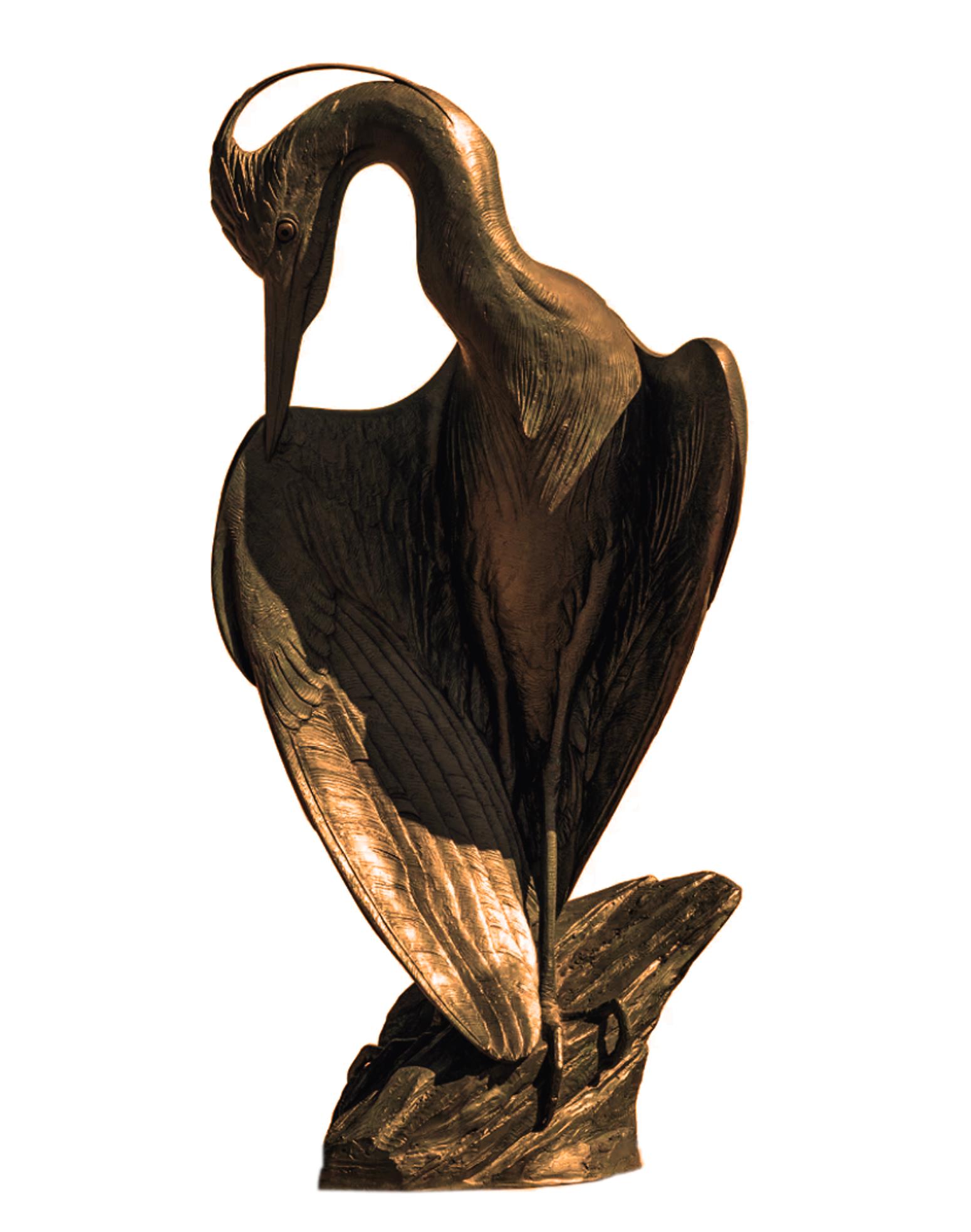 Kent Ullberg Figurative Sculpture - Spring Plumage
