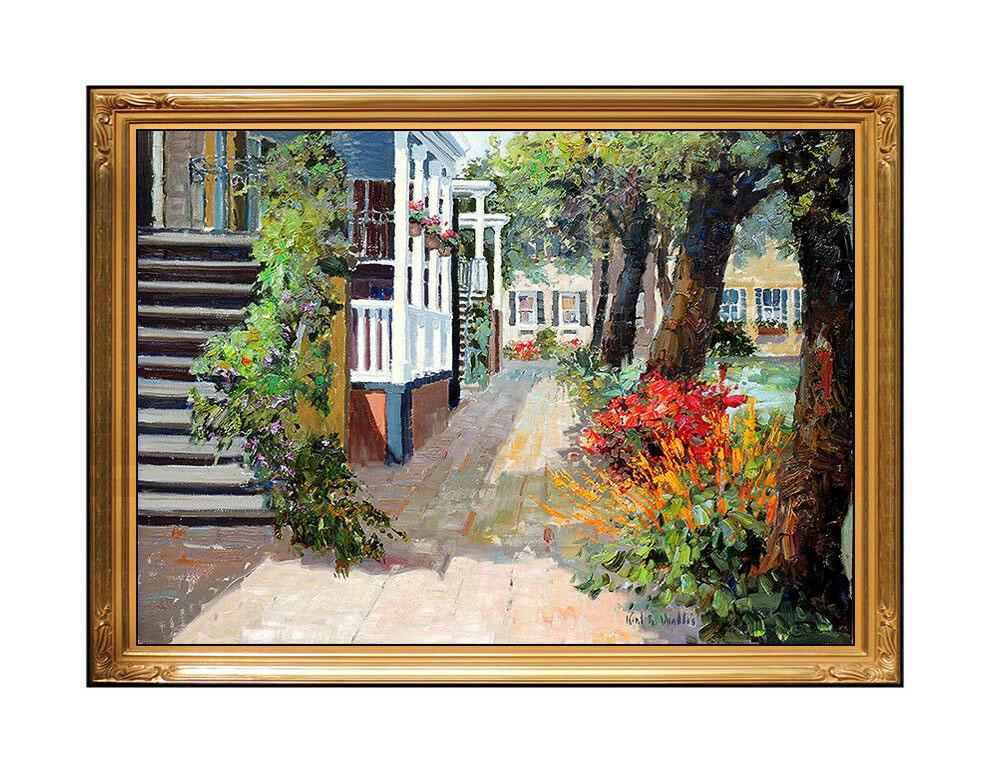 Kent Wallis Kent Wallis Original Oil Painting On Canvas Signed Large