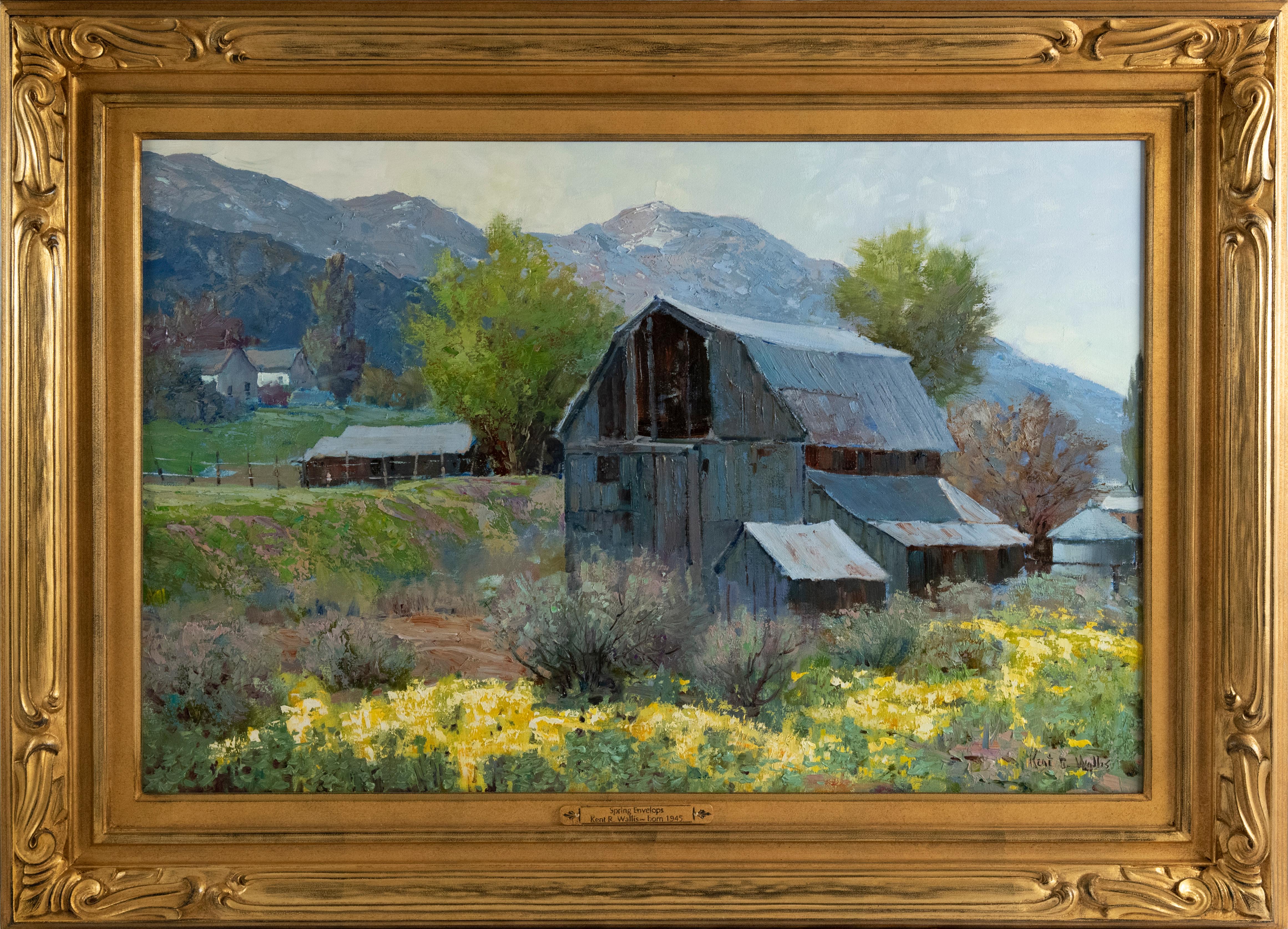 Kent Wallis Kent Wallis Original Oil Painting On Canvas Signed Large