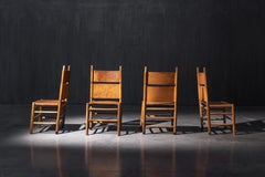 Sedie Kentucky di Carlo Scarpa per Bernini, Italia, anni '80