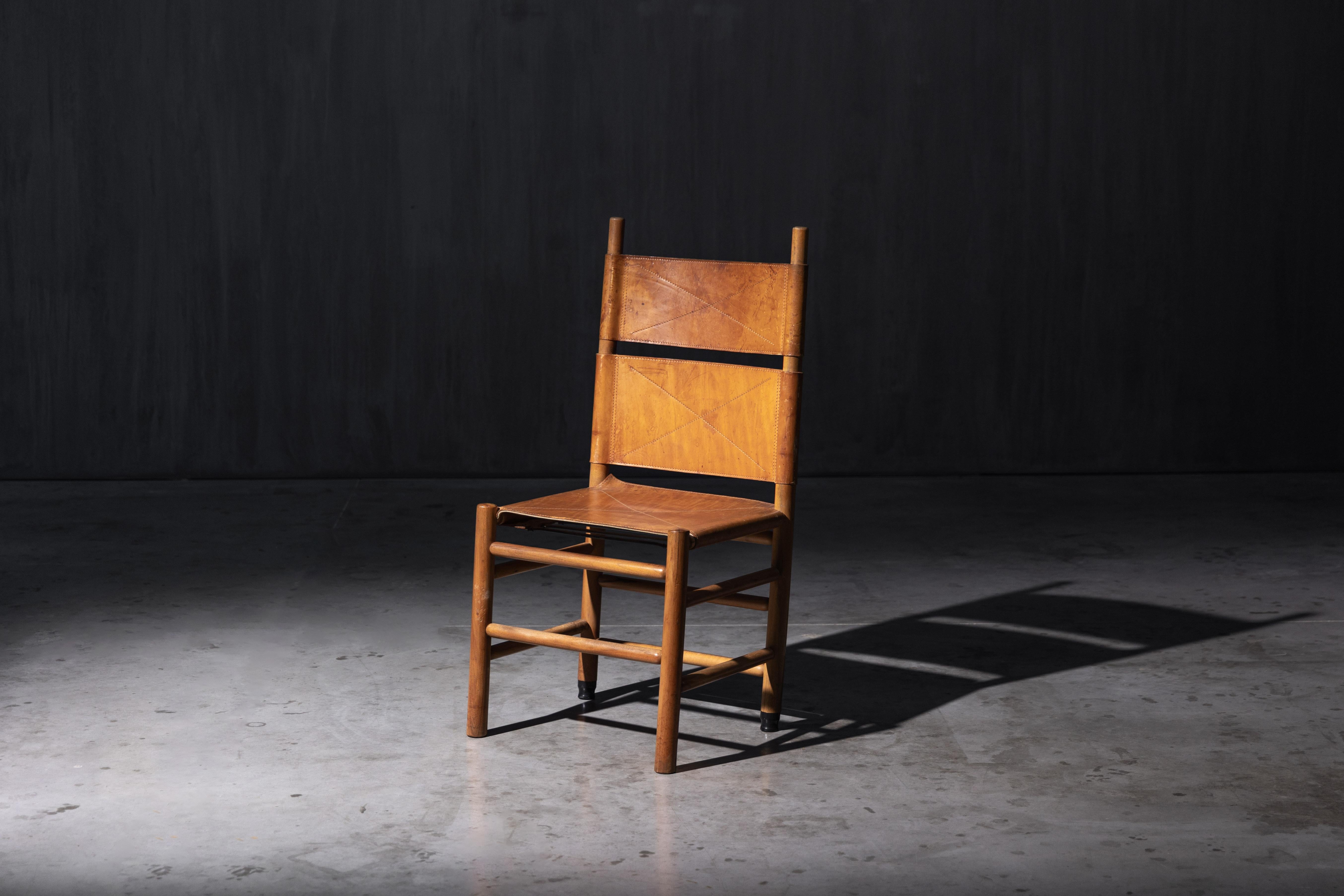 Kentucky Chairs by Carlo Scarpa for Bernini, Italy, 1980s For Sale 2