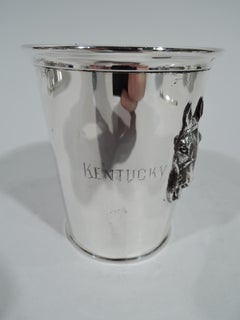 Kentucky Derby Sterling Silver Horse Head Mint Julep Cup
