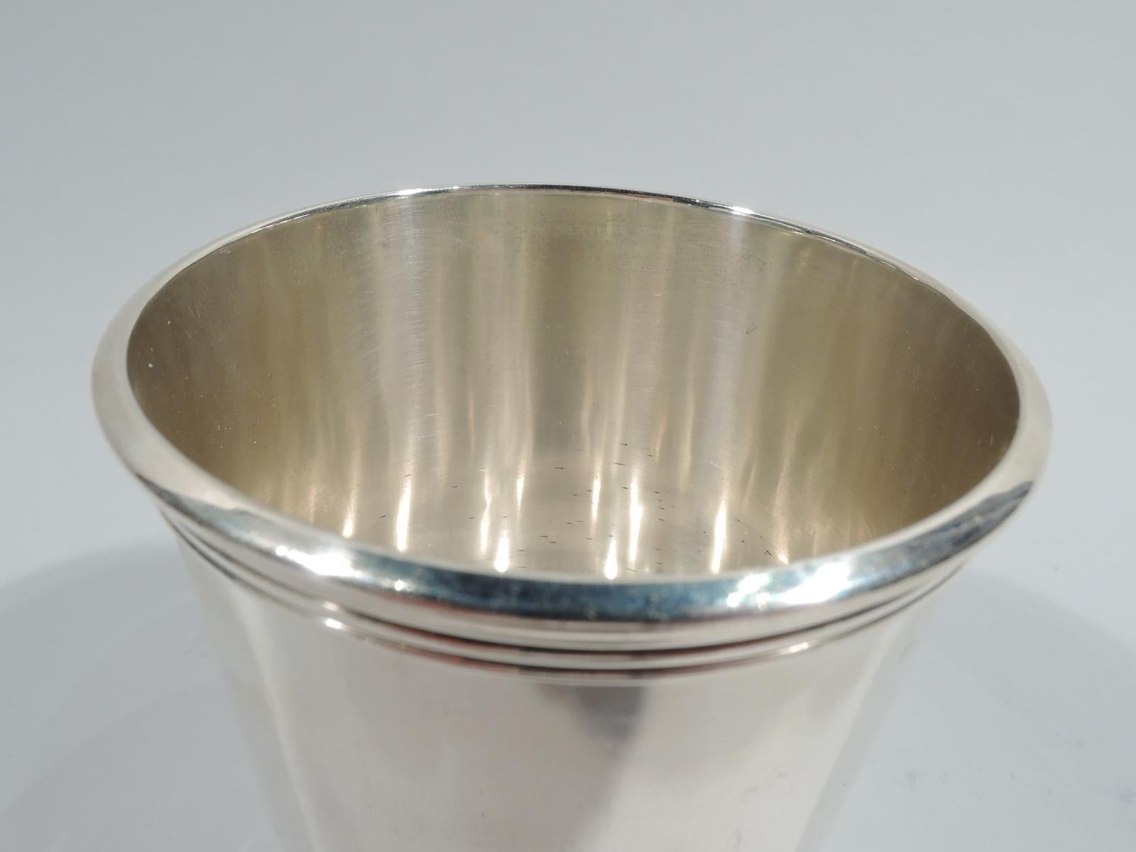 Modern Kentucky Sterling Silver Mint Julep Cup