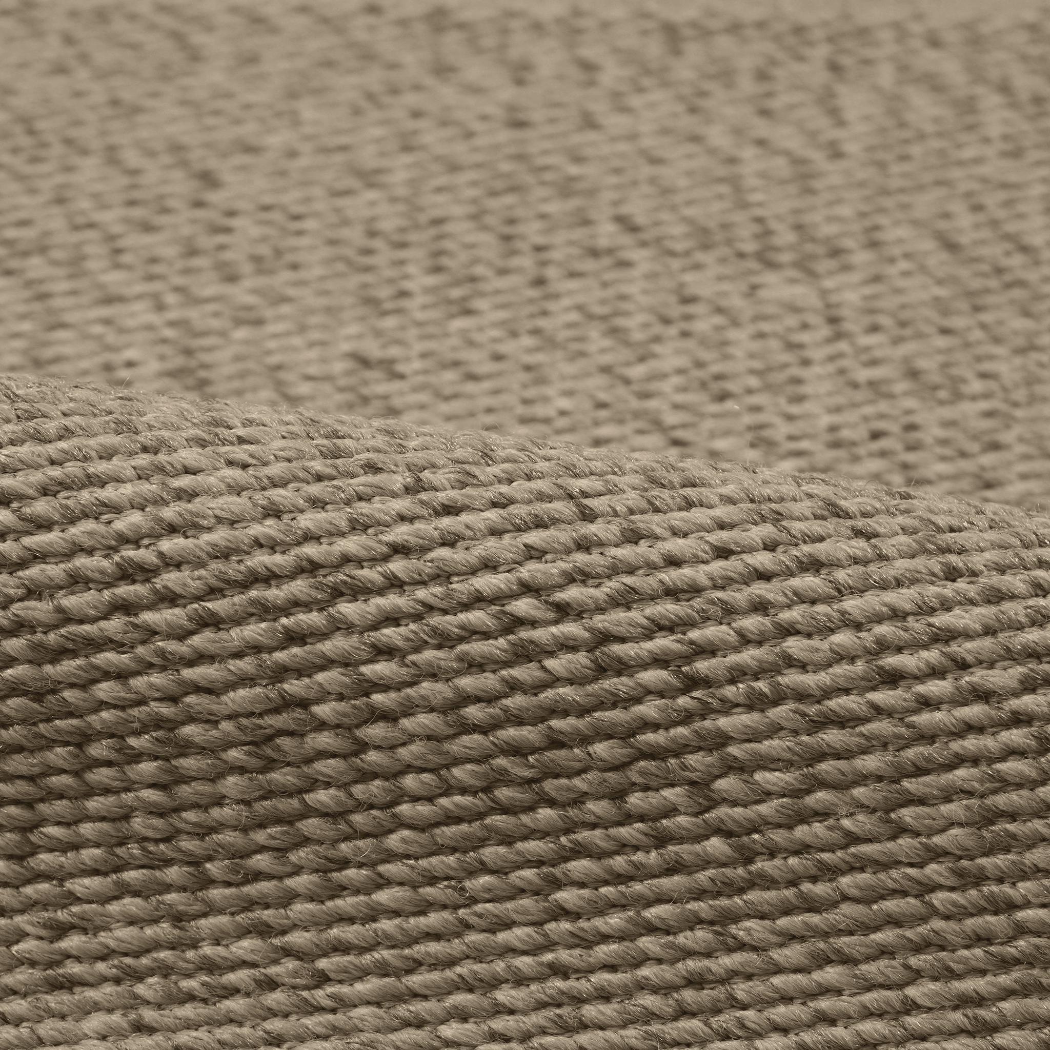 Kenya 8x10ft beige sisalene 100% PP texture variegata  tappeto di lusso tessuto a mano In condizioni Nuovo in vendita a New York, NY