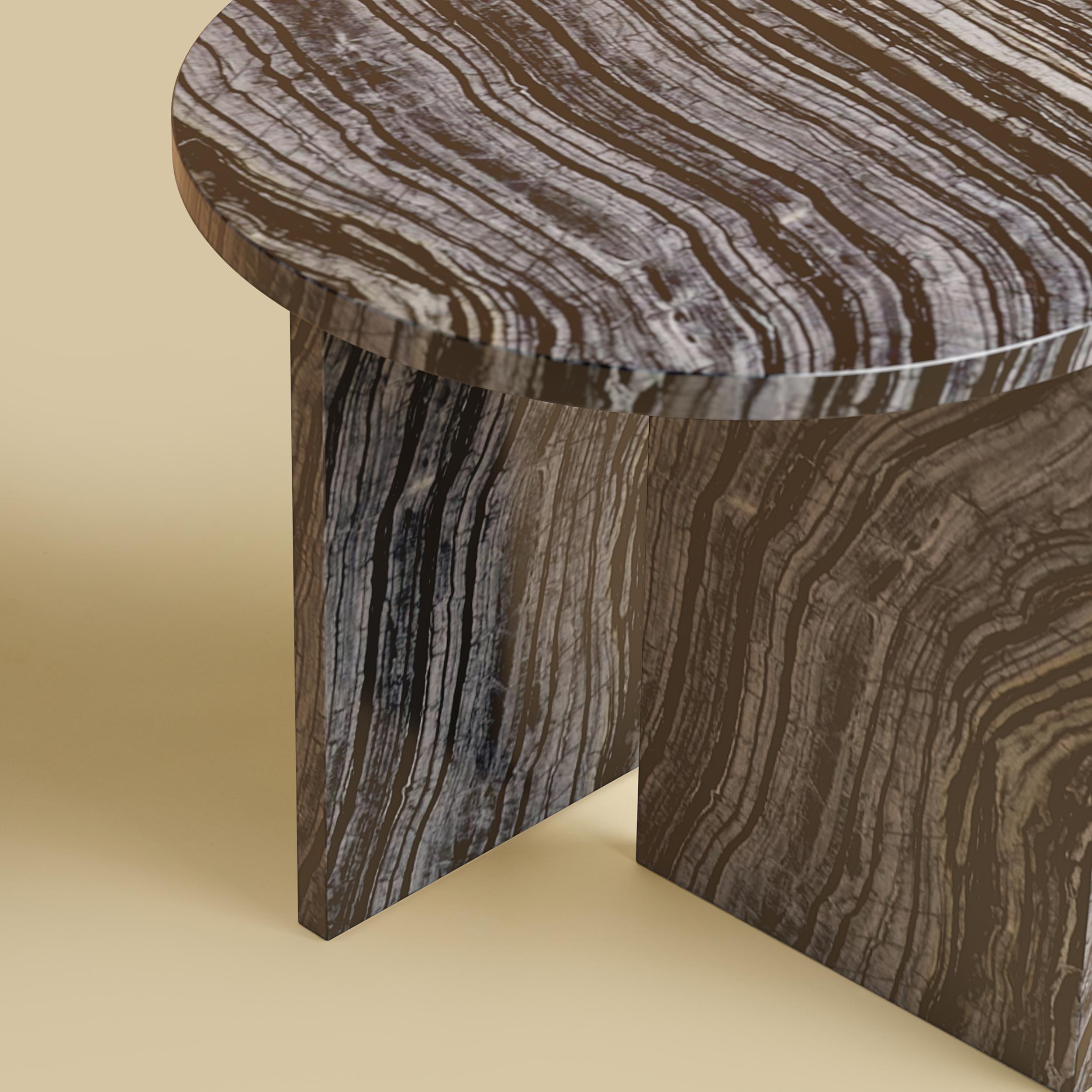 Postmoderne Table d'appoint Kenya Black Kyushu par Lebanto en vente