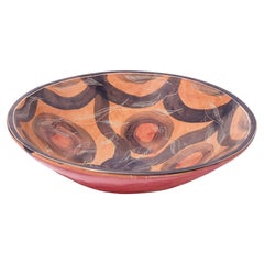 Kenianische Sgraffito-Schale aus Speckstein, um 1950