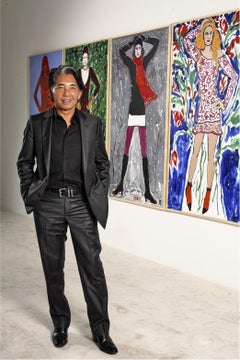 KENZO. Le quattro stagioni. 4 grandi ritratti di donne realizzati da uno stilista e artista.
