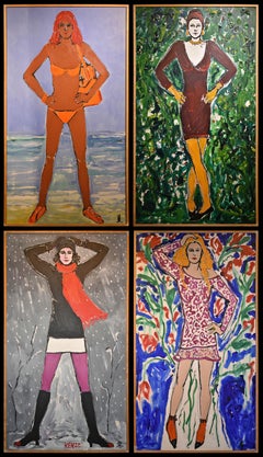 The four Seasons. 4 grands portraits de femmes par le créateur de mode Kenzo