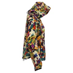 Giacca a vento Kenzo con stampa astratta in nylon multicolore