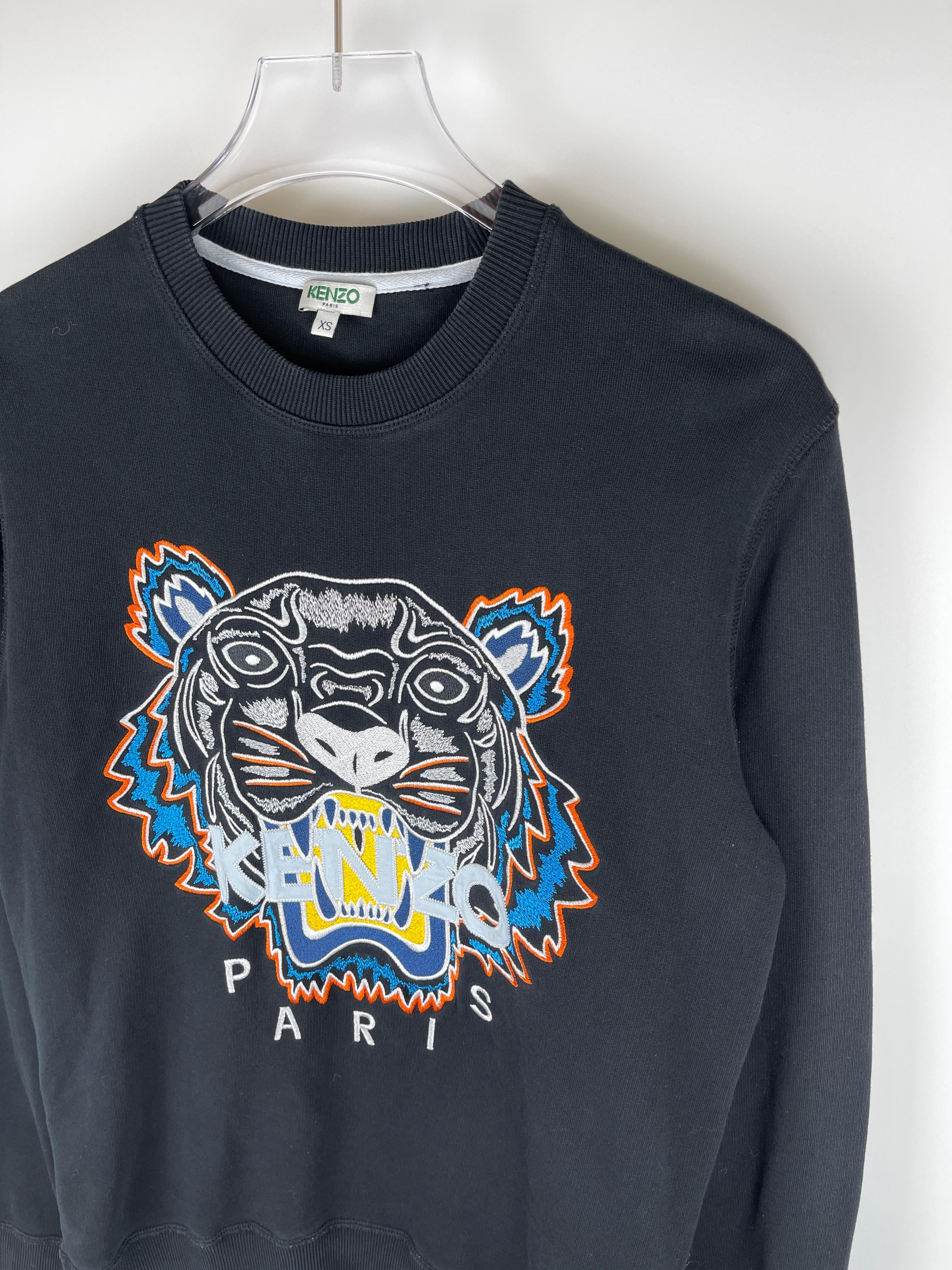 Kenzo Basic Tiger Crewneck Sweatshirt For Sale 1
