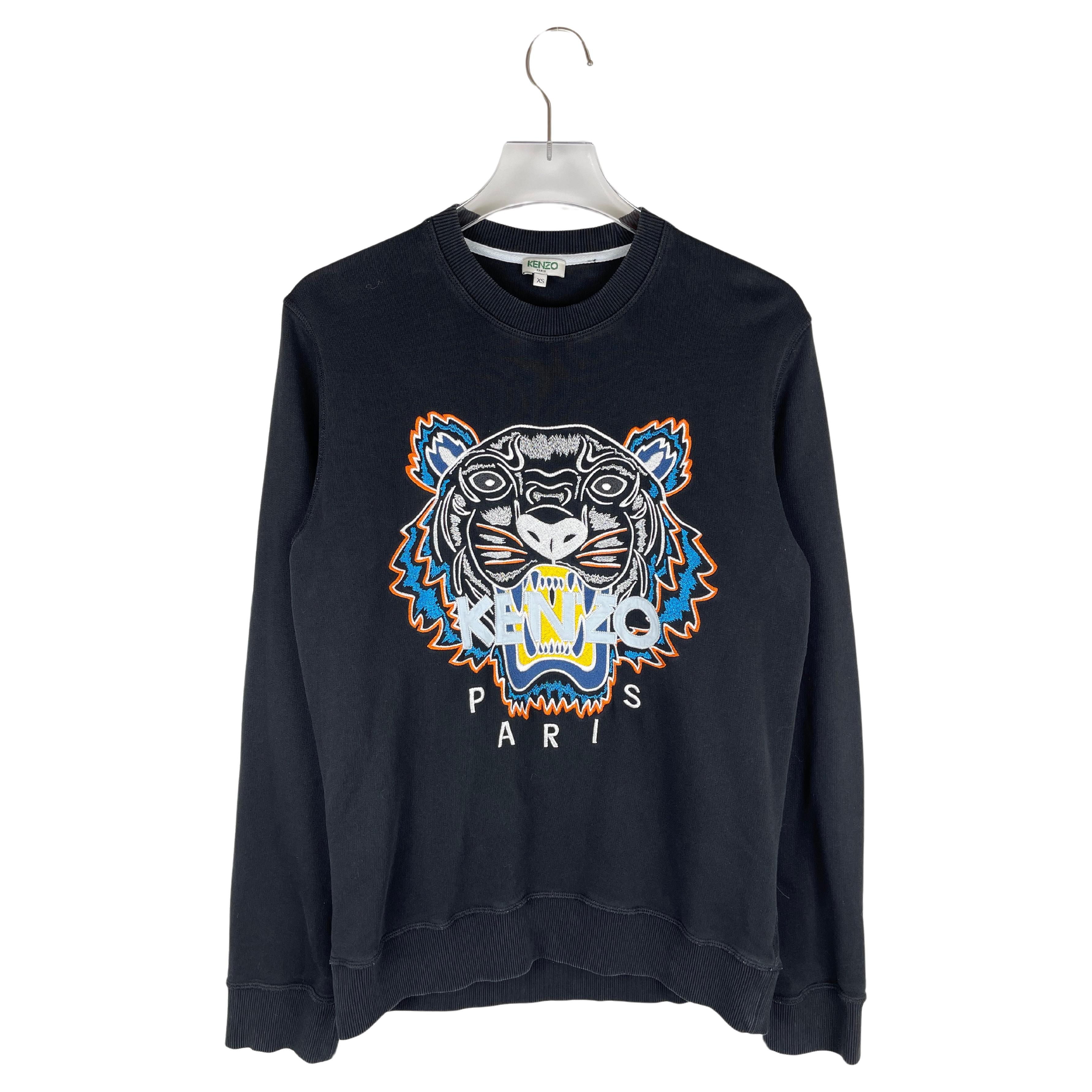 Kenzo Basic Tiger Crewneck Sweatshirt For Sale