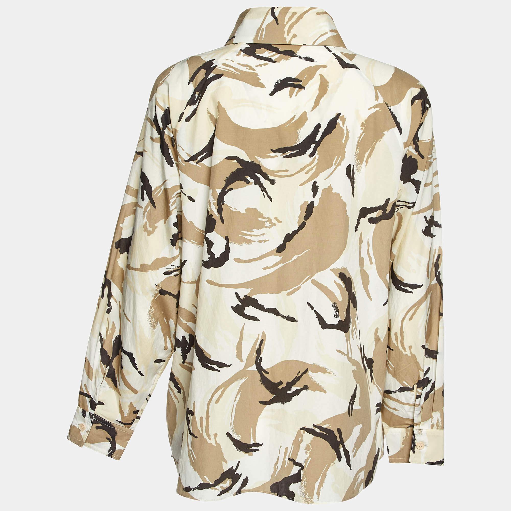 How fabulous does this designer shirt look It is made of fine materials and features a fitted silhouette. Pair it with pants and loafers for a cool ensemble.
