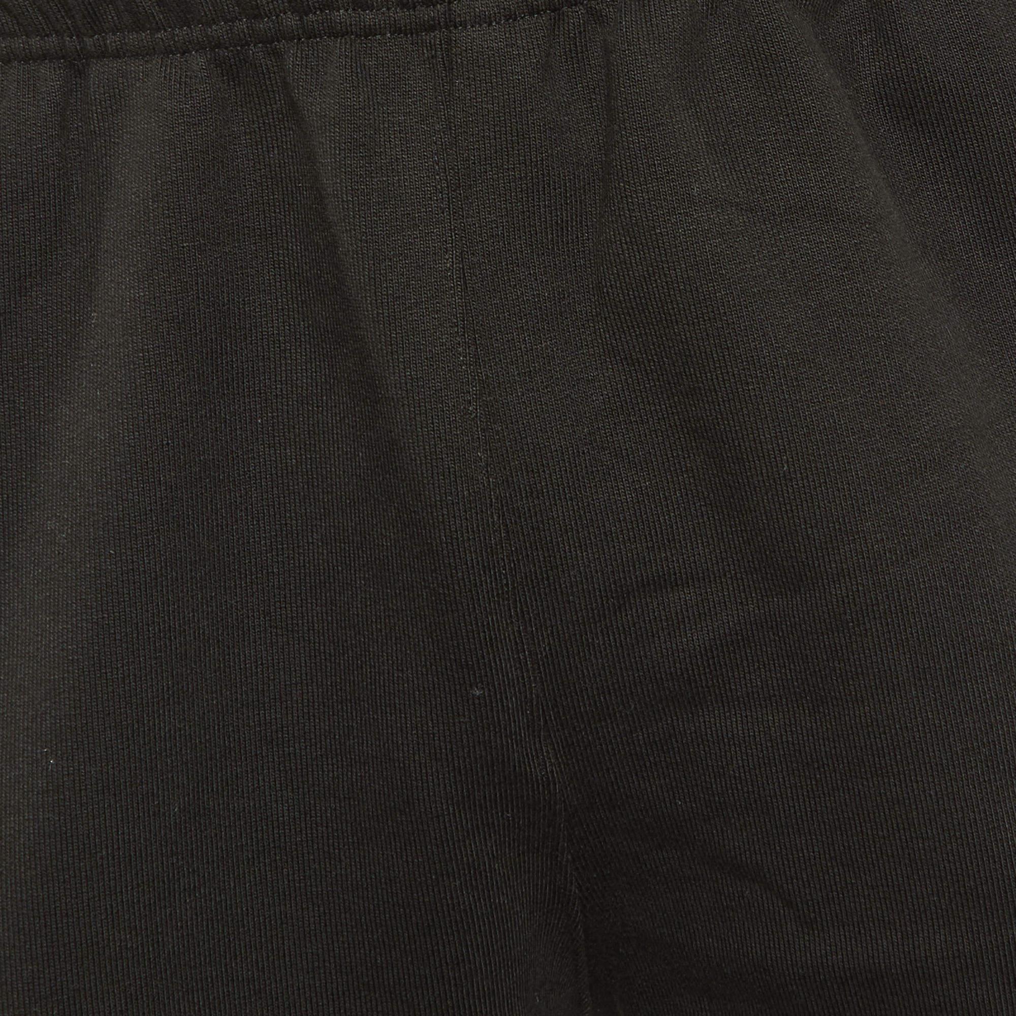 Kenzo - Pantalon de jogging à cordon de serrage avec logo en coton - Noir S Pour hommes en vente