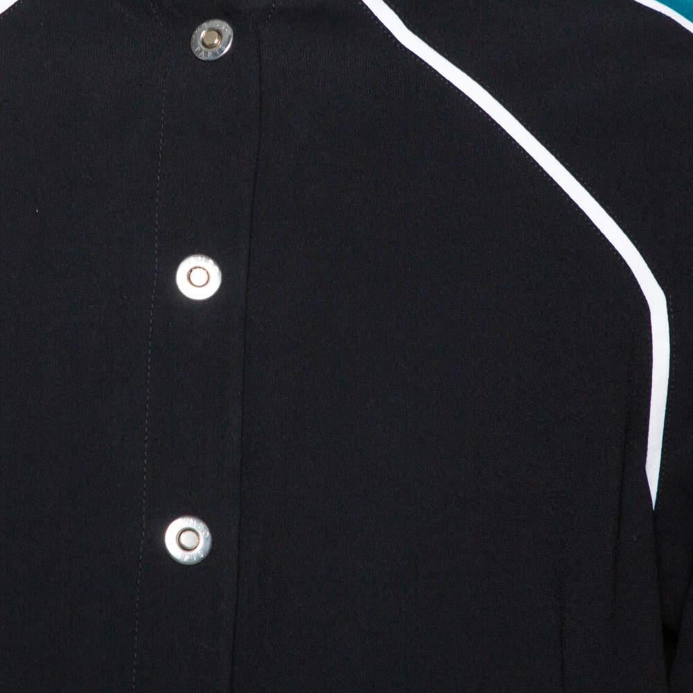 Men's Kenzo Black Crepe Paradise Bomber Jacket L