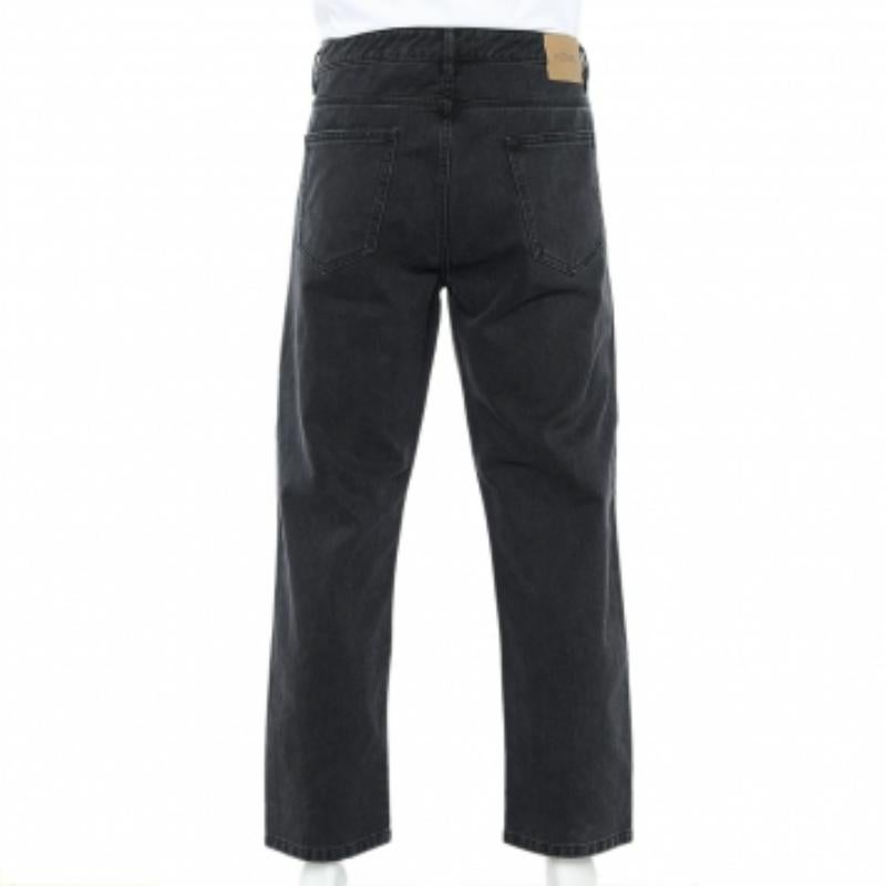 Kenzo Black Denim Straight Leg Jeans XL In Good Condition For Sale In Dubai, Al Qouz 2