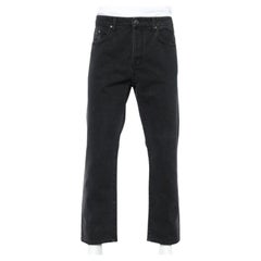 Kenzo Black Denim Straight Leg Jeans XL