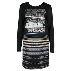 Kenzo Black Eye Capsule Collection Third Eye Jacquard Shift Dress M