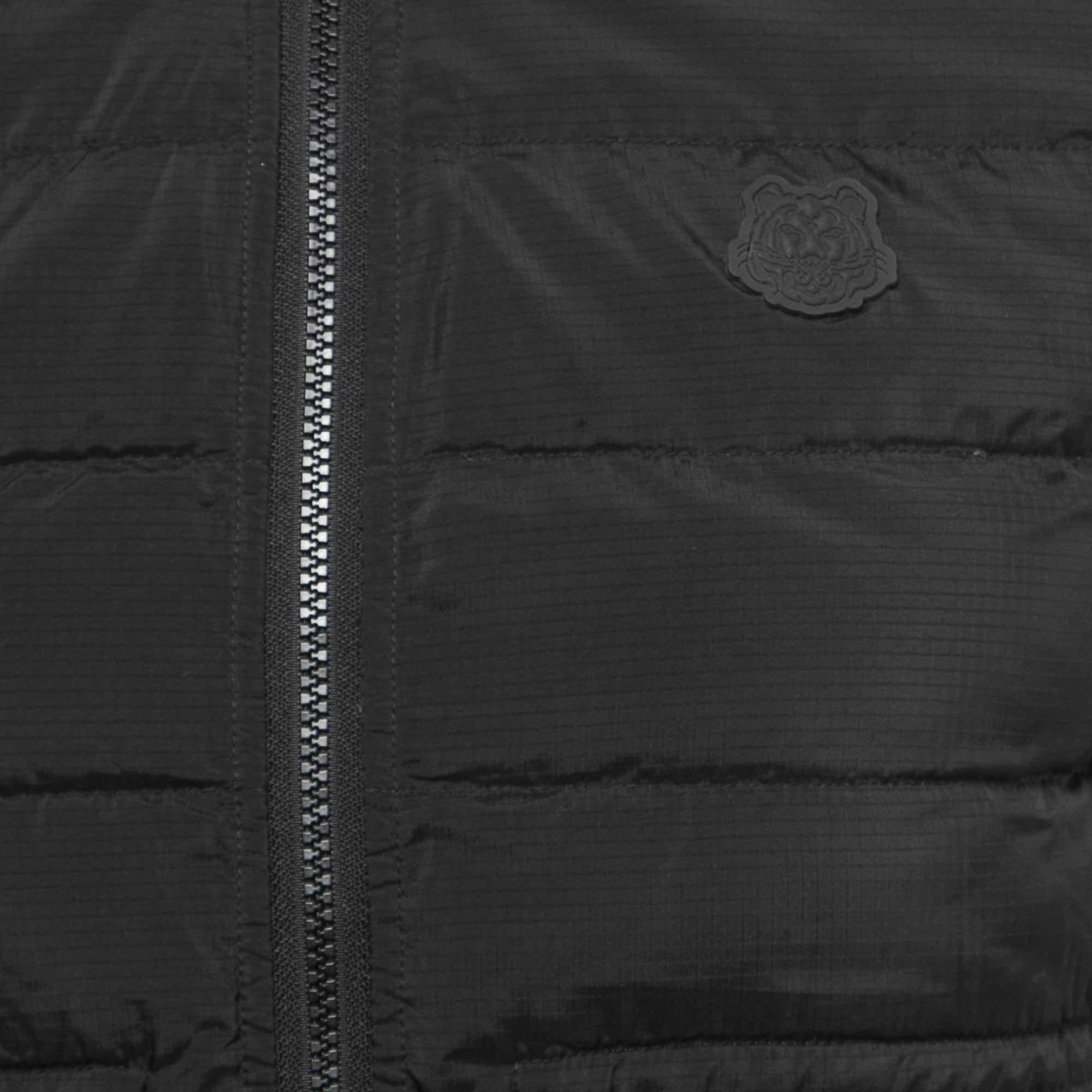 Kenzo Piumino reversibile sintetico nero/verde XS In condizioni Nuovo in vendita a Dubai, Al Qouz 2