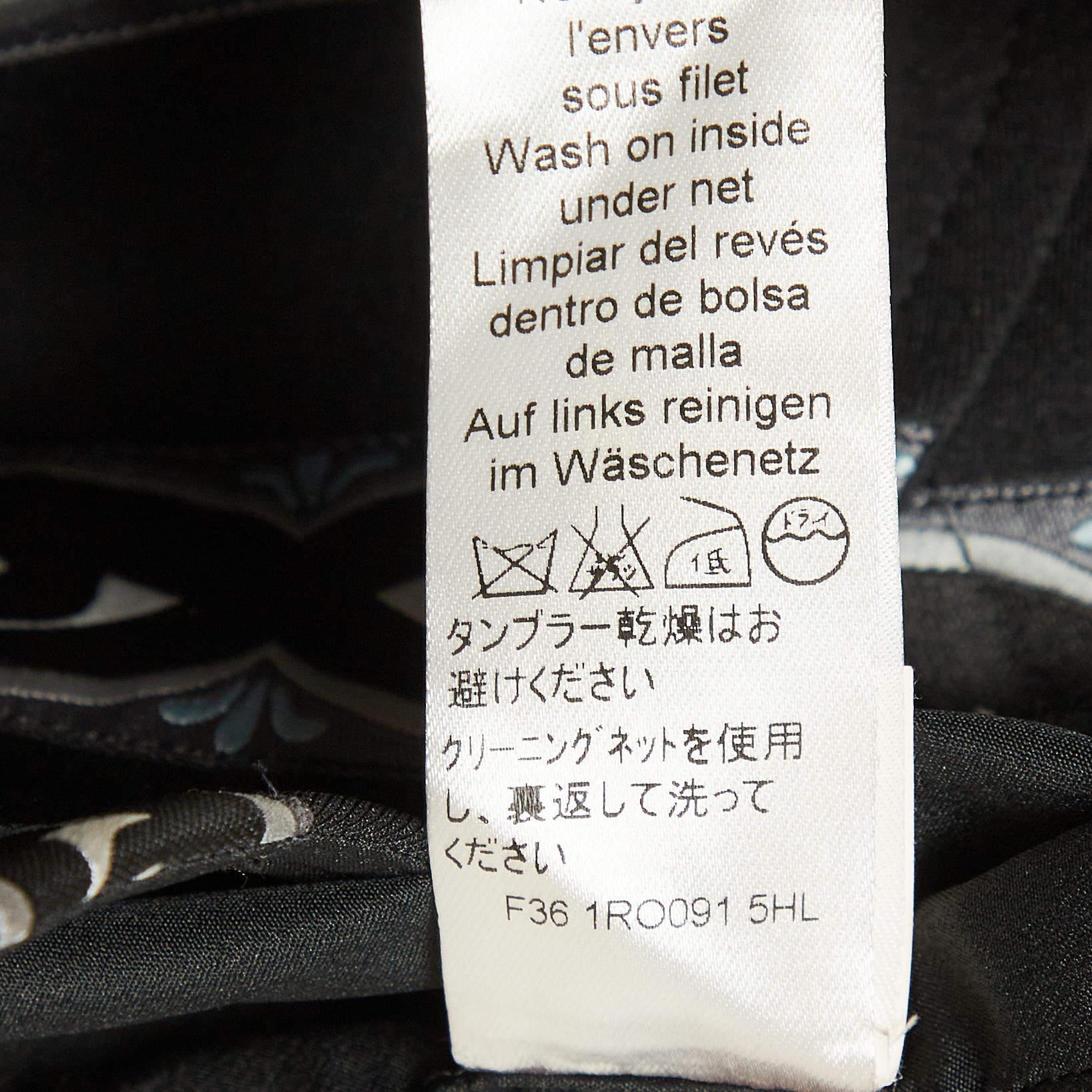 Kenzo Black Jersey Eye Patch Detail Mini Dress M For Sale 2