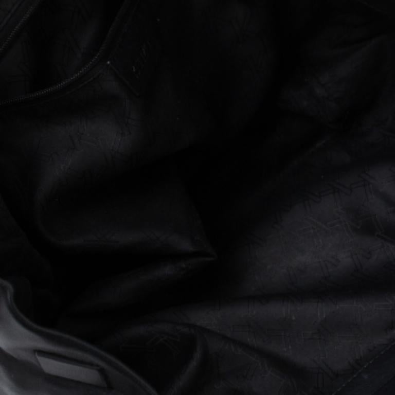 Kenzo Black Leather Koi Fish Tote For Sale 4
