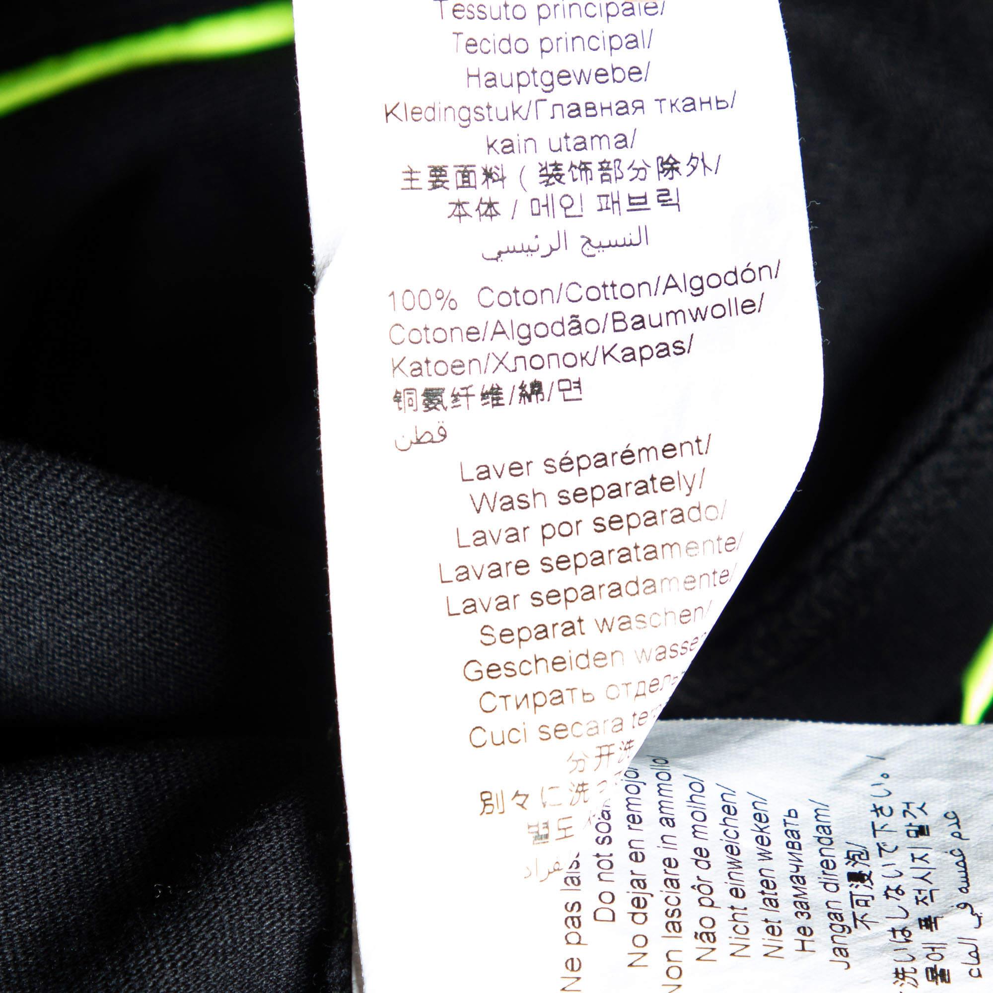 Kenzo Black Logo Sleeve Detail Cotton Knit T-Shirt XS For Sale 3
