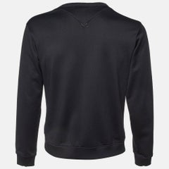 Kenzo Black Printed Knit Sweatshirt M