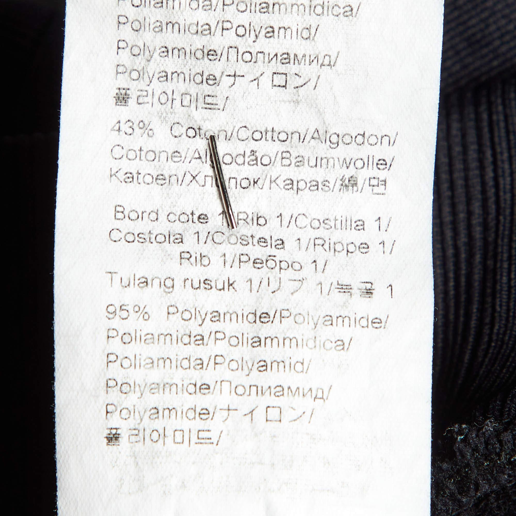 Kenzo Sweatshirt noir en maille imprimée M. en vente 3