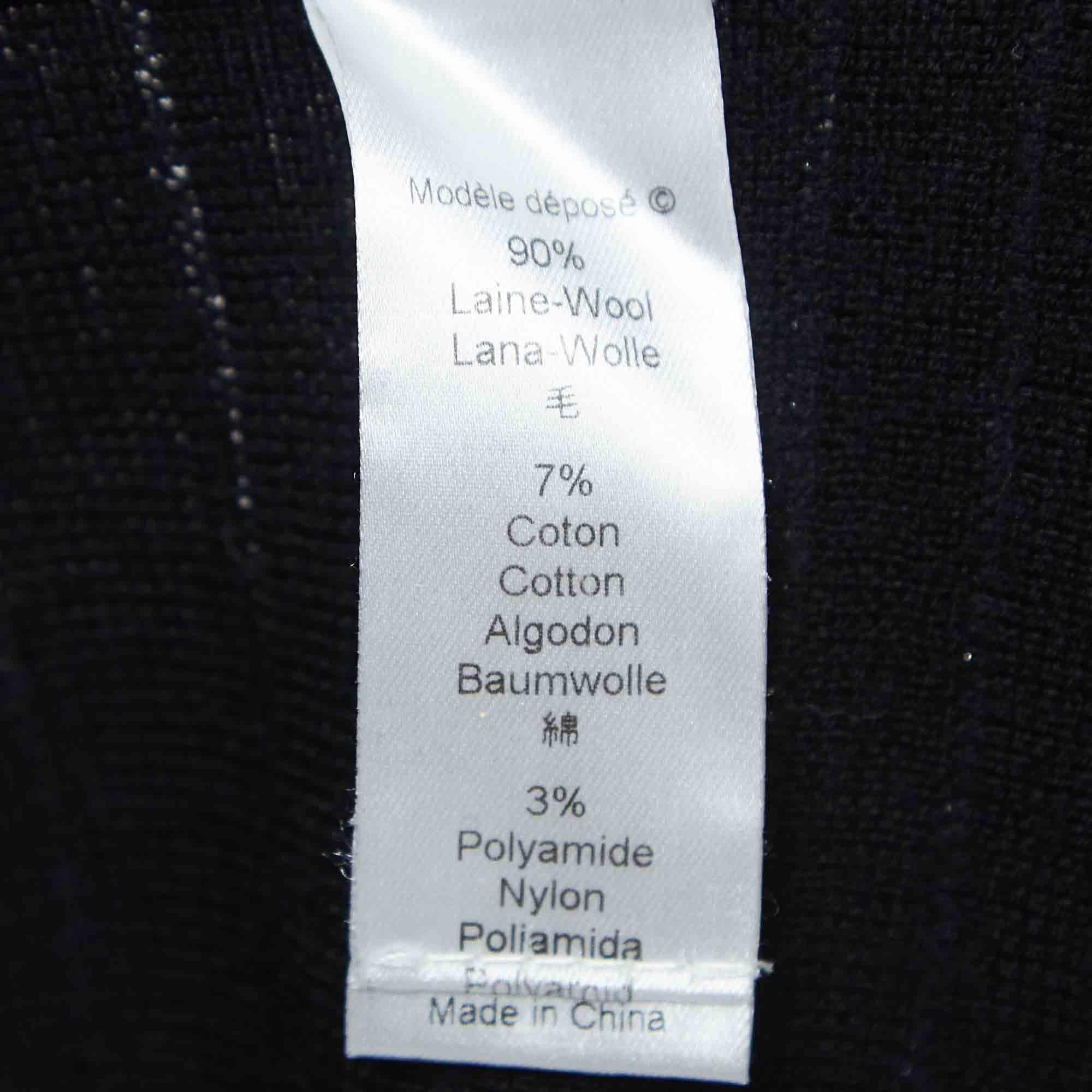 Kenzo mini-robe à rayures noires en maille de lurex avec ceinture M en vente 1