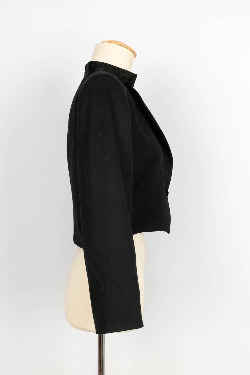 Women's Kenzo Black Wool Jacket For Sale