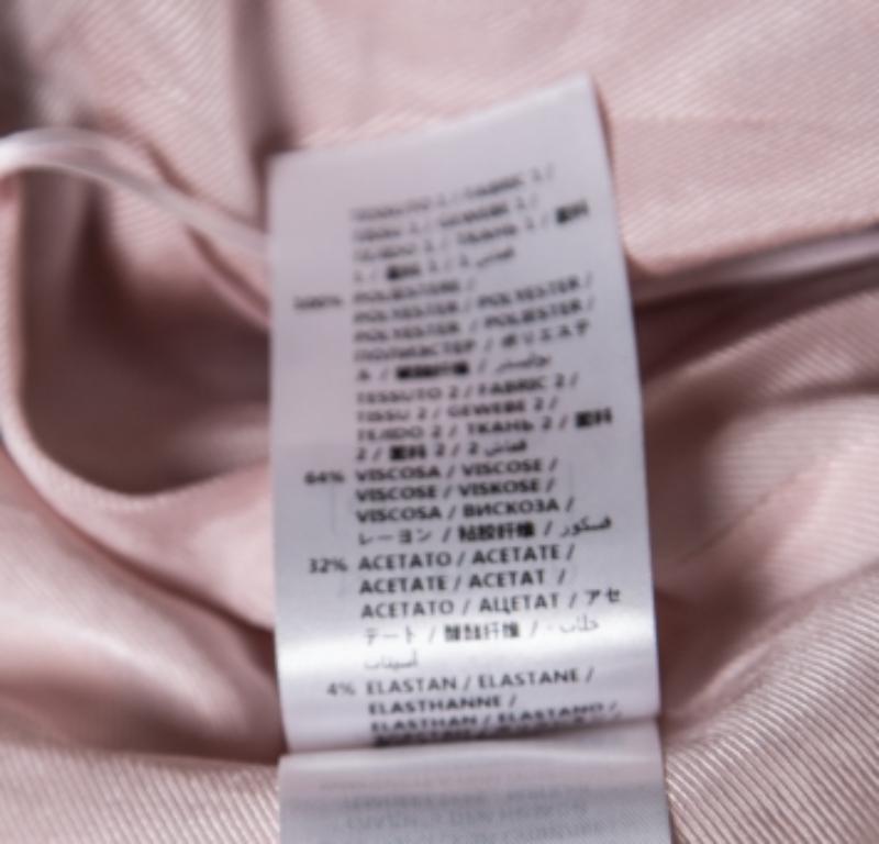 Kenzo Creme Gerüschte Zierleiste Langarm-Seidenbluse M im Angebot 1