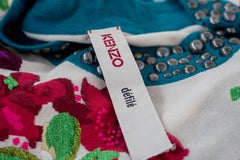 Kenzo Defilé Vintage Floral Cotton Blouse