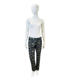 Kenzo 'Eye'-Hose aus Baumwolle mit Paisleymuster und Paisleymuster